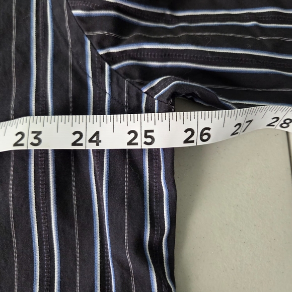 Ben Sherman Men's Striped Black  Multi-Color Cotton Button Down Shirt - Picture 5 of 6